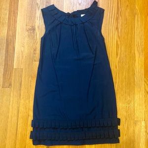 Loft navy blue cocktail dress
